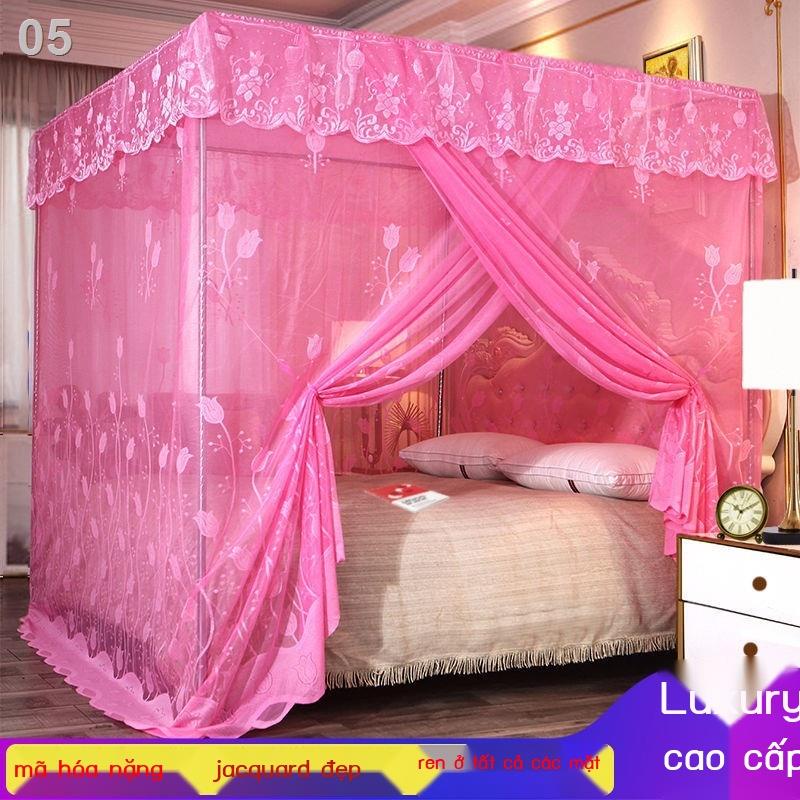 Cửa lưới chống muỗi chiếu nghỉ nhà cưới cung điện mùng 1,2m giường 1,5m 1,8 đơn có khung dày mã hóa kép
