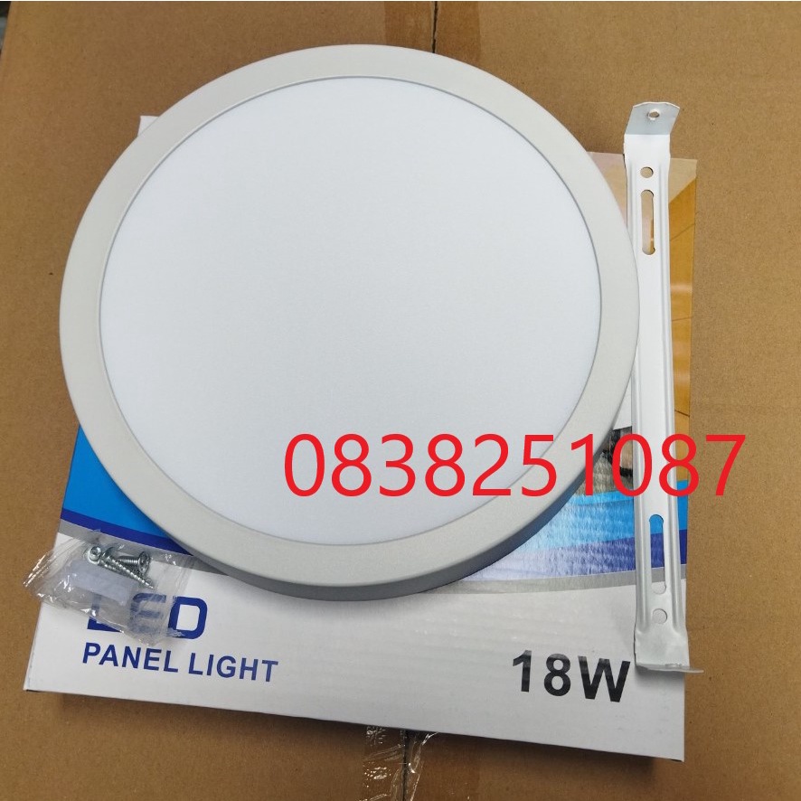 Đèn LED Ốp Trần 18w Tròn/Vuông Siêu Sáng - Tiết Kiệm Điện Năng Đèn LED Ốp Nổi