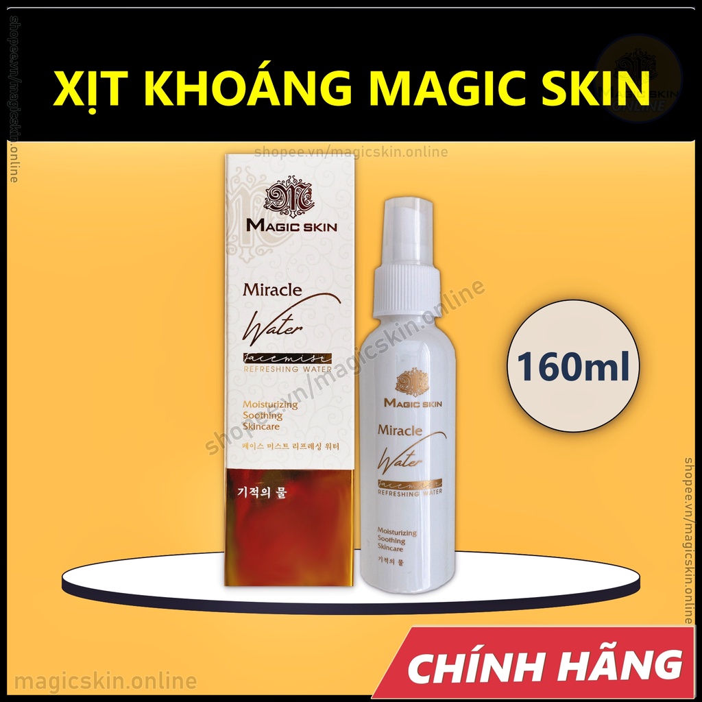 Xịt khoáng MagicSkin Miracle Water  Dưỡng ẩm , Làm thơm ✔ CHÍNH HÃNG