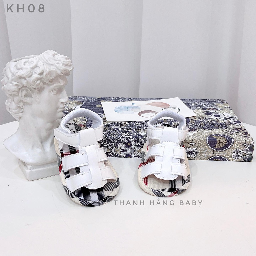 Dép Tập Đi, Dép Tập Đi Cho Bé Trai Đế Mềm Chống Trơn Trượt Thanh Hằng Baby 11 Đến 13 Cm