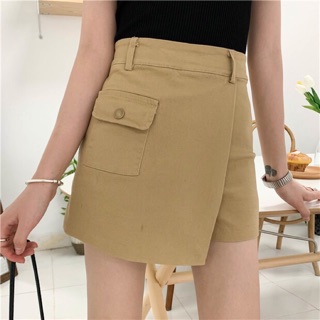 Quần Giả Váy Túi Hộp - Vải kaki - Kèm Ảnh Thật