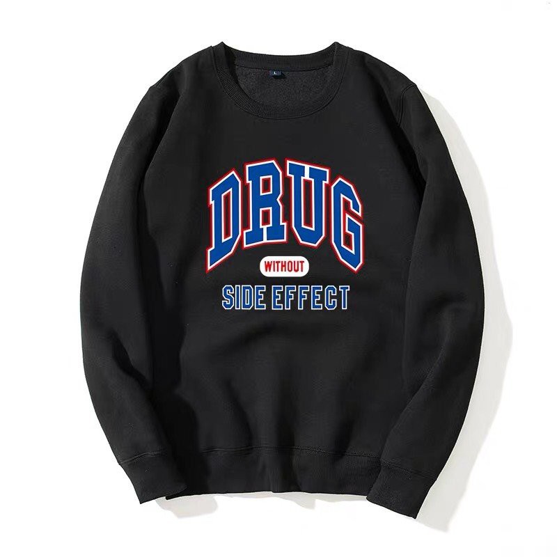 ÁO SWEATER CỔ TRÒN DÀI TAY NAM NỮ NỈ POLY DRUG | BigBuy360 - bigbuy360.vn