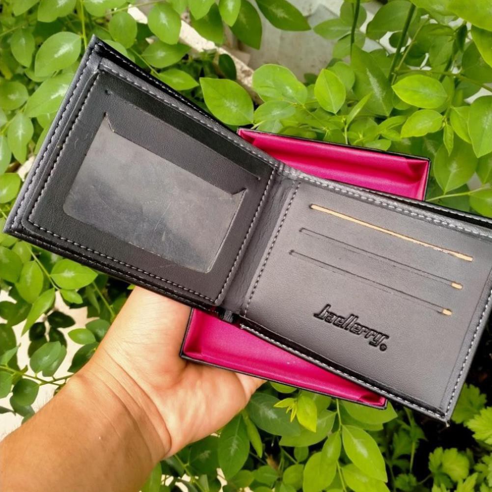 Ví Nam - Bóp Nam Baellerry Phiên Bản Mới Sang Trọng Kèm Hộp Lót Nhung Cao Cấp Phòng Cách Thời Trang Dùng Tặng Người Thân