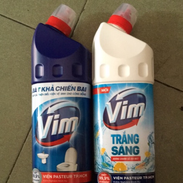 Nước Tẩy Bồn Cầu Vim Diệt Khuẩn  - Trắng Sáng