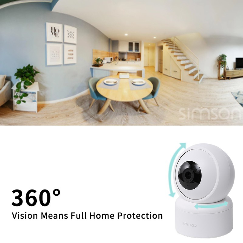 Camera IP giám sát Xiaomi IMILAB C20 Phiên bản toàn cầu 360 độ 1080P giám sát tầm nhìn ban đêm an ninh nội địa