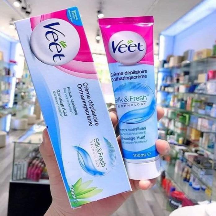 [ Chuẩn Chính Hãng ] Kem Tẩy Lông Veet Pháp 100ml Lớn