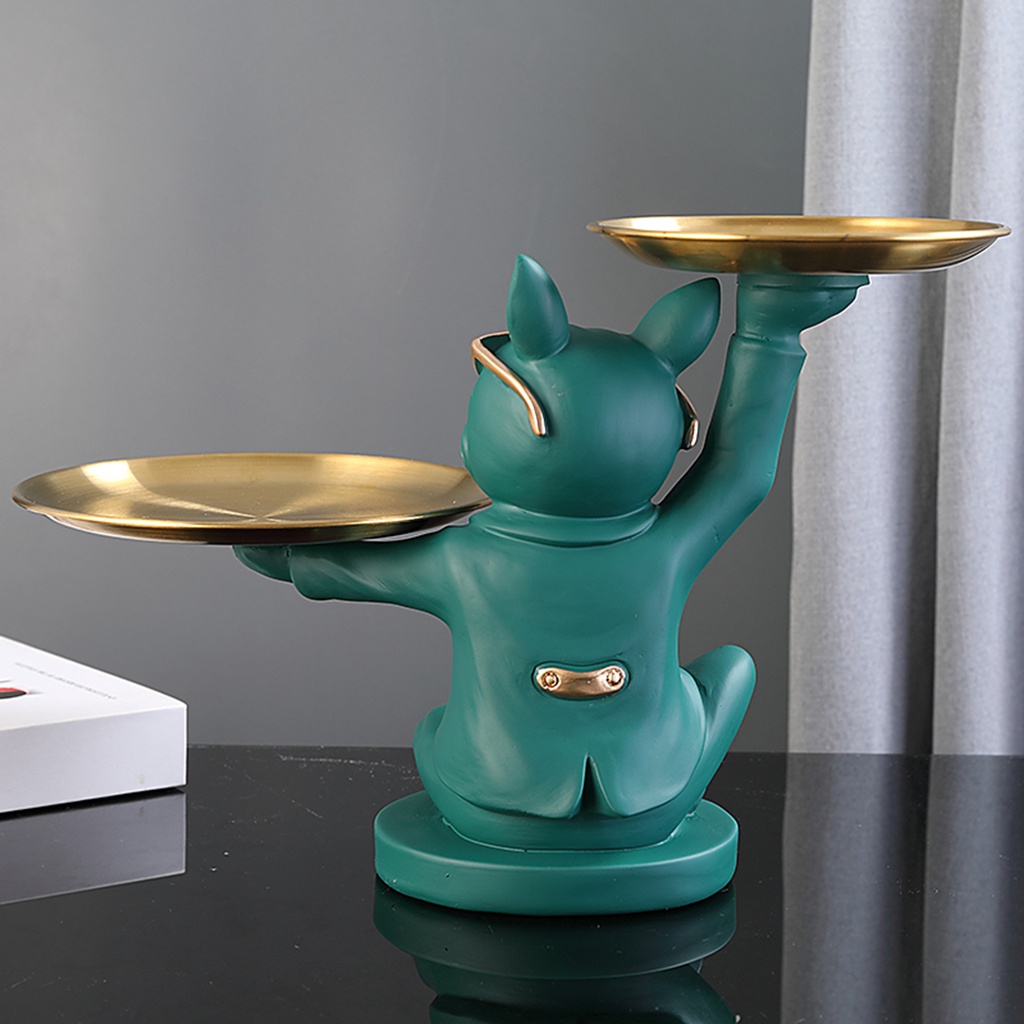 Mô Hình Tượng Chú Chó Pháp Sáng Tạo Bằng Nhựa Resin Cho Phòng Khách [Dolity2] [Dolity2]