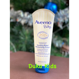 Kem dưỡng ẩm Aveeno Baby Soothing Relief Moisturizing Cream cho bé từ sơ sinh 226gram
