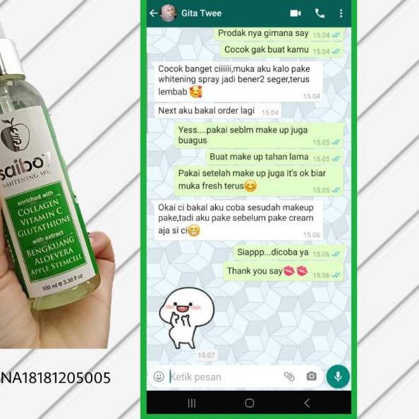 Bình Xịt Làm Trắng Sabo7 Dung Tích 80Ml Tiện Dụng ⅍ | BigBuy360 - bigbuy360.vn