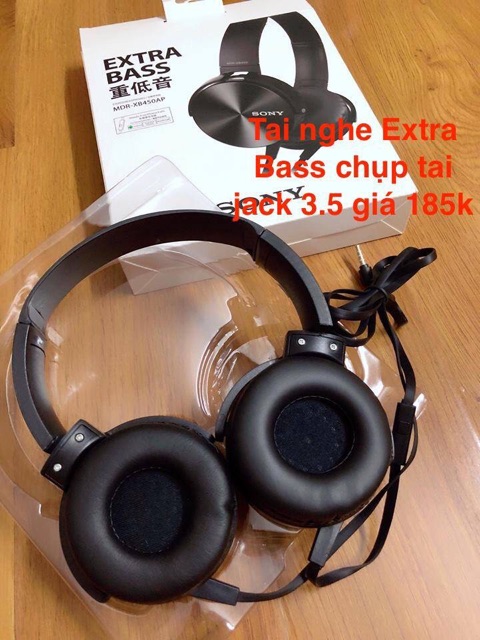 Tai Nghe Headphone Chụp Tai Extra Bass MDR-XB450AP( Giao Màu Ngẫu Nhiên)