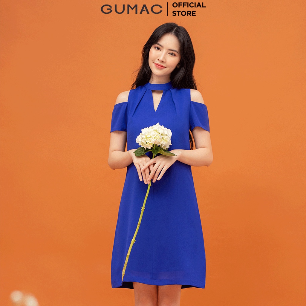 [Mã WABR0101 giảm 10% đơn 99K] Đầm suông hở vai DB5216 GUMAC | BigBuy360 - bigbuy360.vn