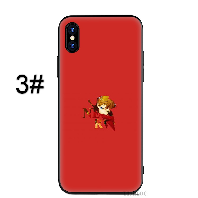 Ốp điện thoại IPhone XS Max XR 8 7 Plus 6 6S 5S SE in hình Neon Genesis Evangelion