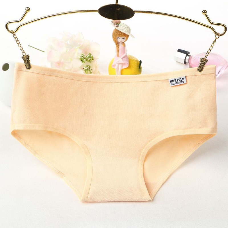 Quần Lót Cạp Thấp Màu Trơn Chất Liệu Cotton ( Size 2Xl )