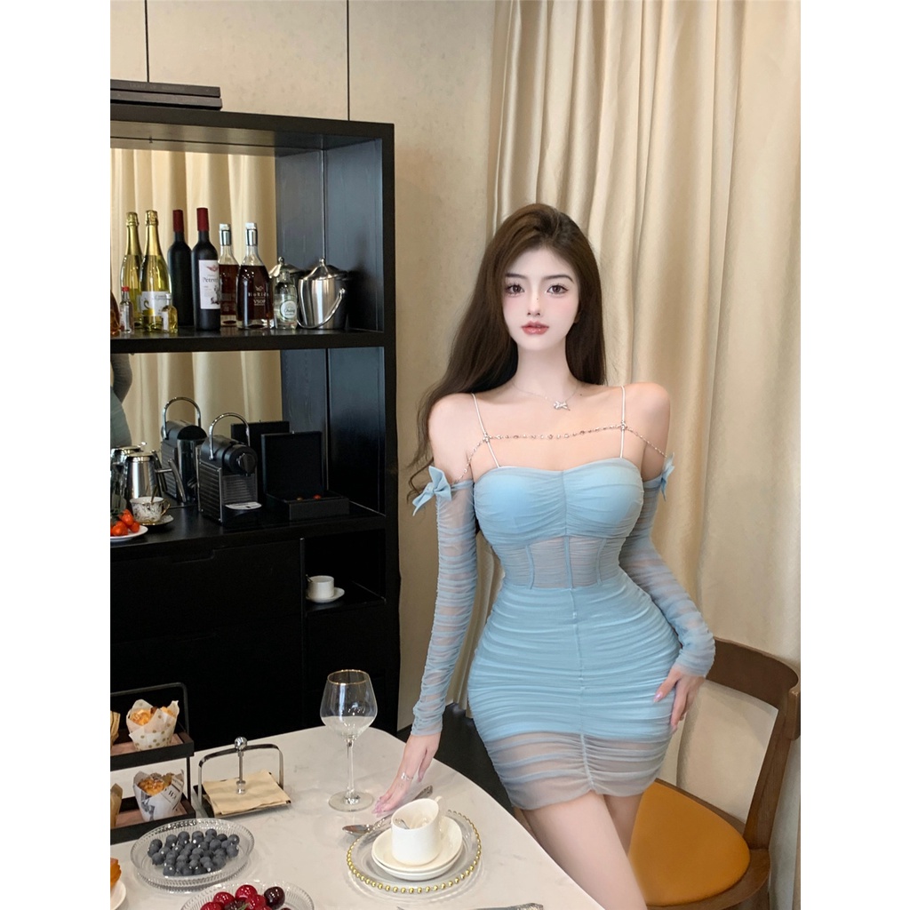 Đầm Ôm Dáng Vừa Vặn Phong Cách Ngọt Ngào Và Cá Tính Phong Cách Mới Cho Nữ