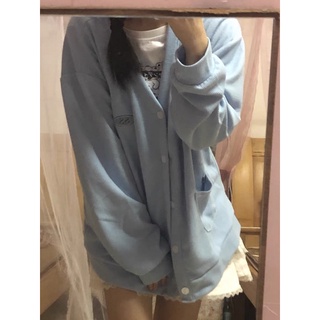 [order] Áo cardigan xanh nhạt basic xinh xắn (ảnh thật ở cuối)