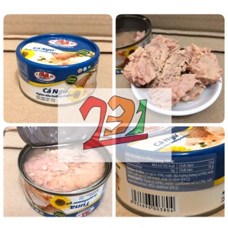 Hộp Cá Ngừ Ngâm Dầu Hướng Dương Hạ Long 175g(tịnh 115g)