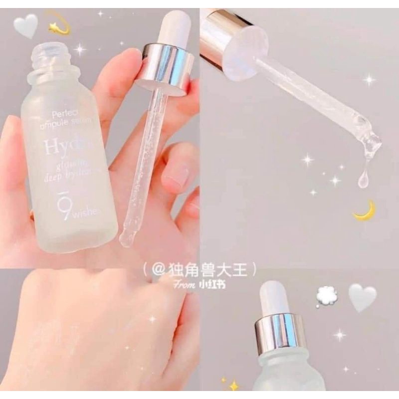 25ml Tinh chất cấp nước sáng da Hydra 9wishes