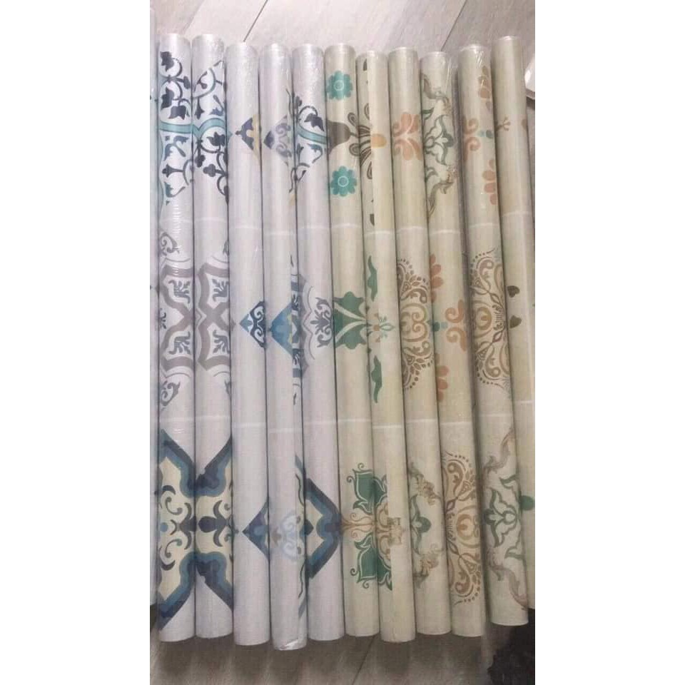 Cuộn giấy dán tường bếp cách nhiệt chống bắn dầu mỡ, decal trang trí phòng khổ 2m x 0.6m