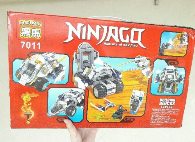 Bộ lego đại chiến xe Ninja 470 chi tiết cho bé trên 6 tuổi