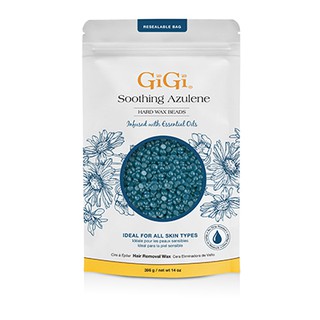 SOOTHING AZULENE WAX BEADS -Sáp wax GiGi dạng hạt, dành cho da nhạy cảm, không dùng giấy