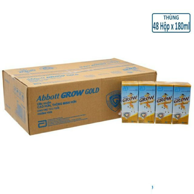 Sữa nước abbott grow 180ml (48 hộp)