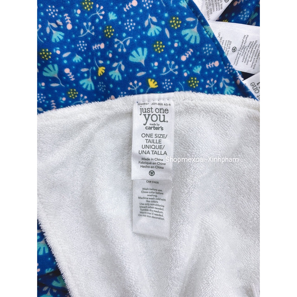 Yếm cổ tam giác hiệu Carter dày dặn cho bé 1 size 0-2 tuổi