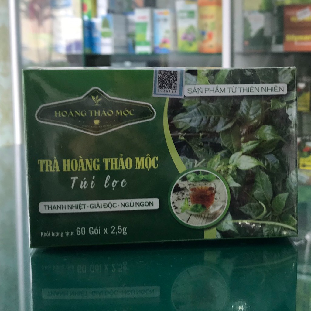 Trà Hoàng Thảo Mộc túi lọc-  hỗ trợ cho người mắc bệnh dạ dày, tim mạch, tiểu đường (60 gói)