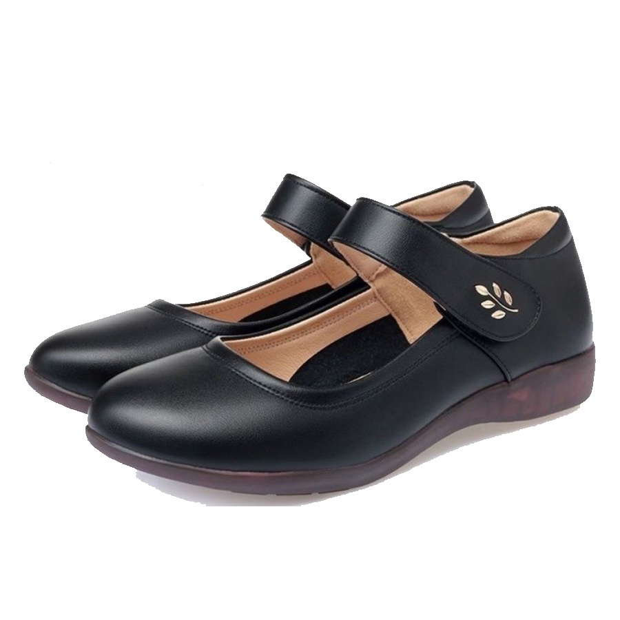 Giày sandal nữ đế bệt đế xuồng đi học 3 phân cao gót kiểu xỏ ngón dáng bánh mì bảo hành 1 năm GD43 TIMAN