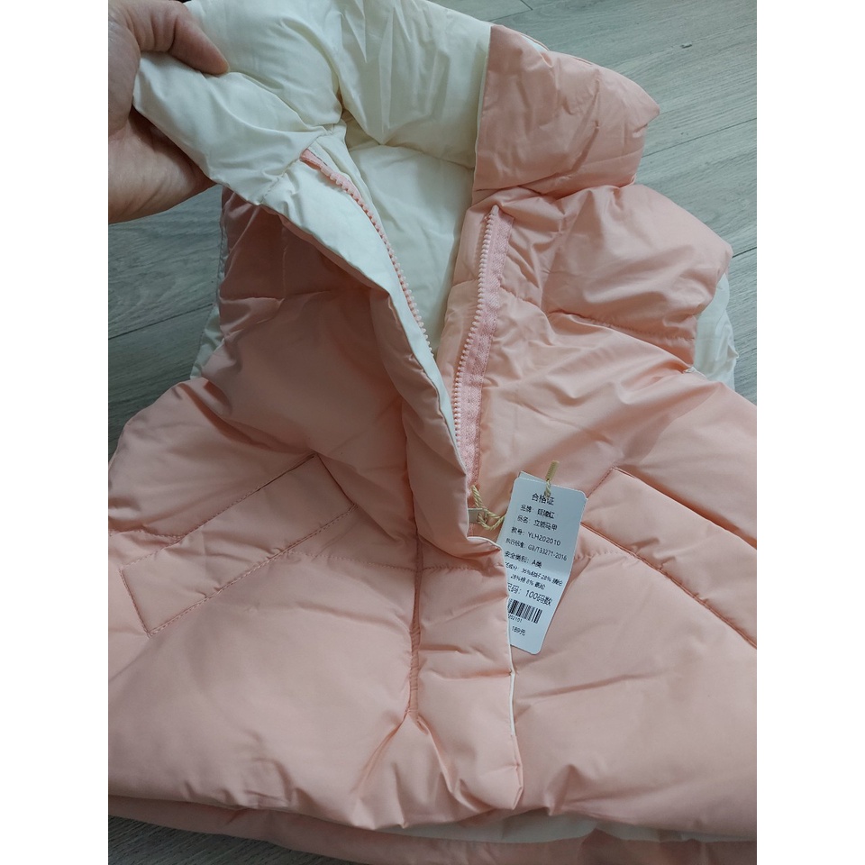 Áo gile phao kéo khóa cao cấp dày ấm cho bé 13-26kg