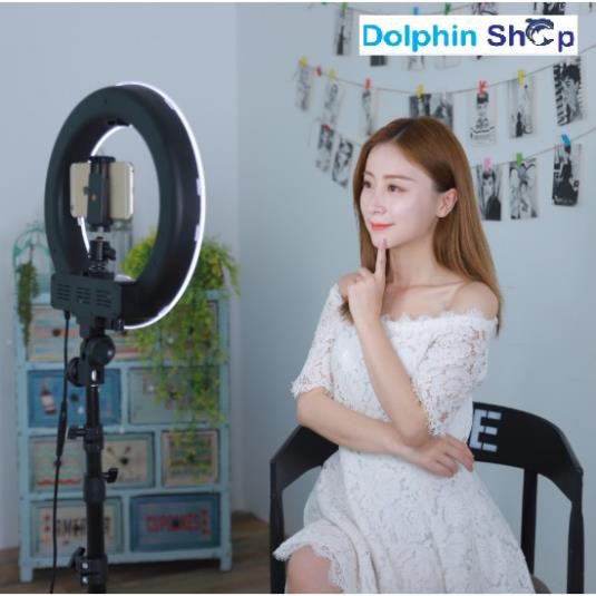 [Size 34cm Có Clip] Đèn Livestream Size 34cm Dành Cho Bán Hàng Online, Make up, Chụp Ảnh Studio - Cây Livestream