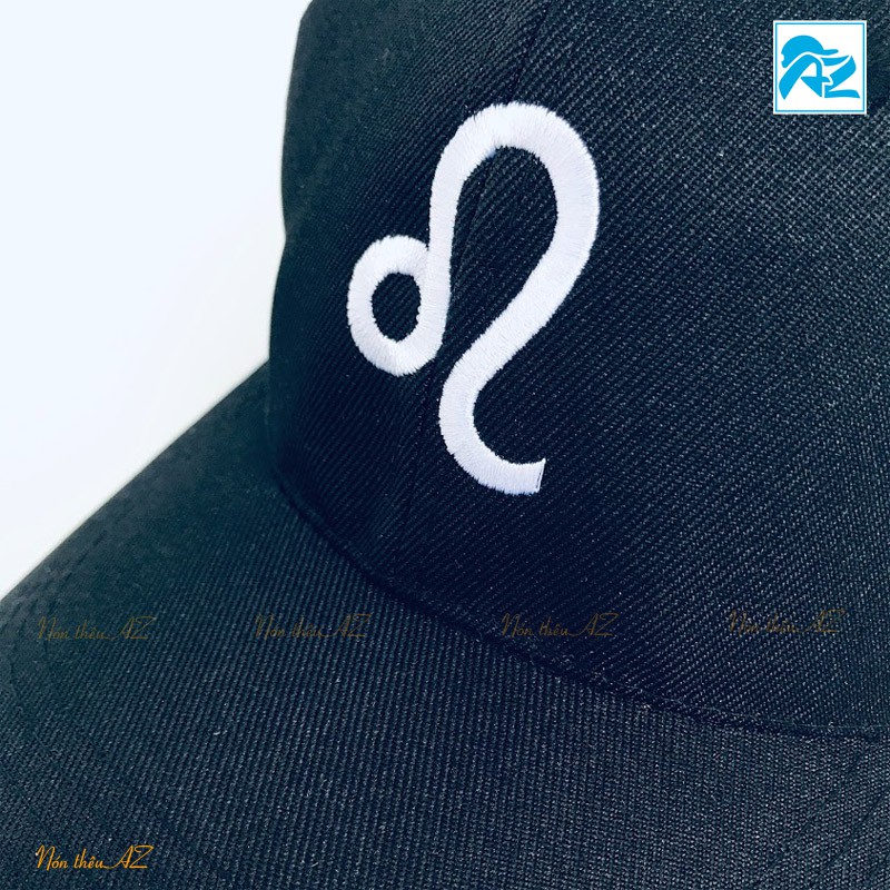 Nón kết thêu logo chòm sao Sư Tử Leo - Mũ Lưỡi Trai AZ MT456