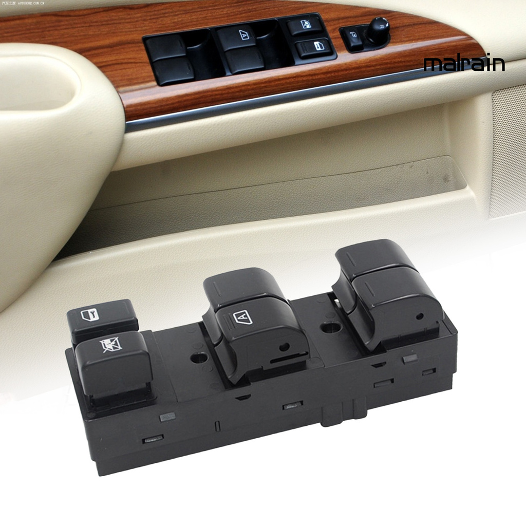 MR- Lifter Window Control Smooth Surface High Sensitivity ABS Front Left Power Window Switch 25401-ZN40C for Nissan Altima 2007-2012