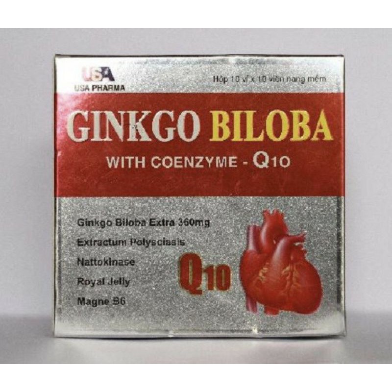 Hoạt huyết dưỡng não, bền thành mạch Ginkgo biloba 360mg hộp 100 viên chính hãng