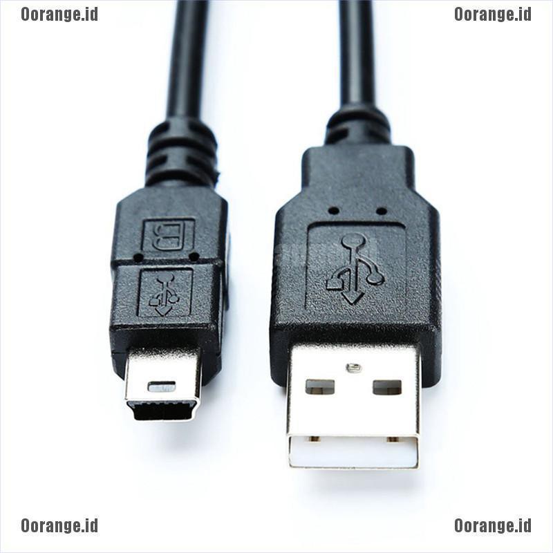 Dây cáp USB 2.0 màu đen 5-Pin dài 1.8m cho máy game PS3