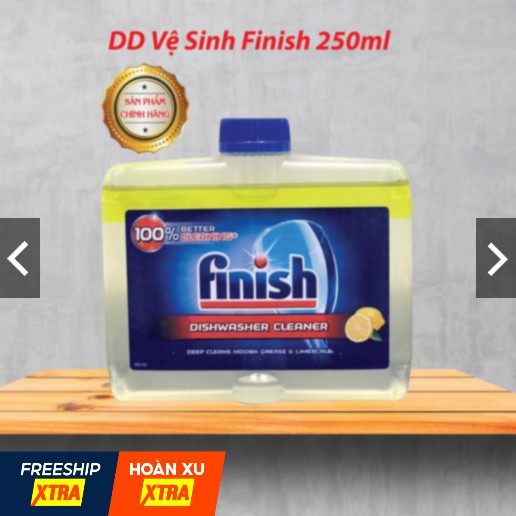 [HOT SALE] Nước vệ sinh máy rửa bát Finish 250ml - Hương chanh