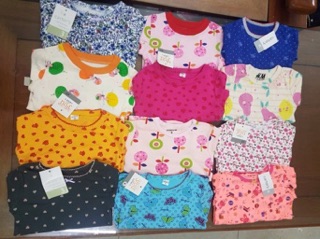 [Thanh lý] Áo cotton dài tay cho bé gái