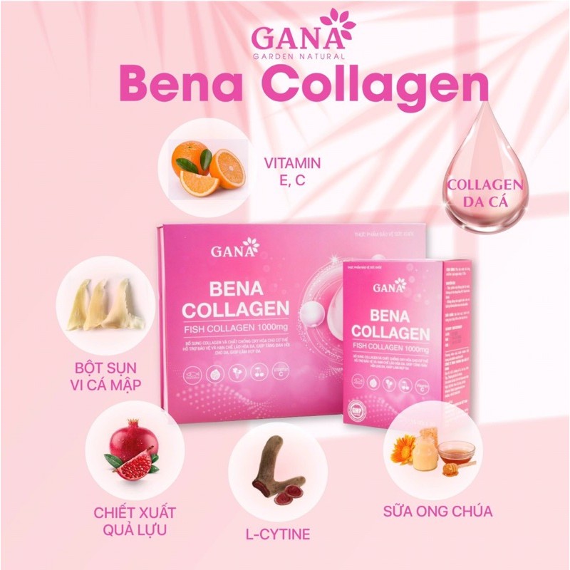 o[Hàng Chính Hãng] Bena Collagen giúp trẻ hóa làn da, níu kéo tuổi thanh xuân