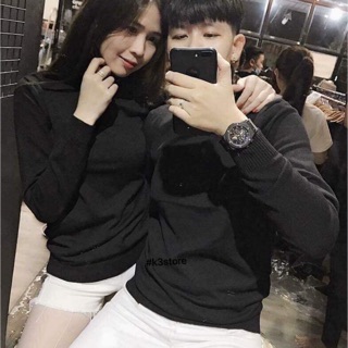 Áo len cổ lọ 3 màu nam nữ
