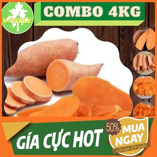 Khoai lang mật sale cực khủng 4 ký(củ nhỏ)
