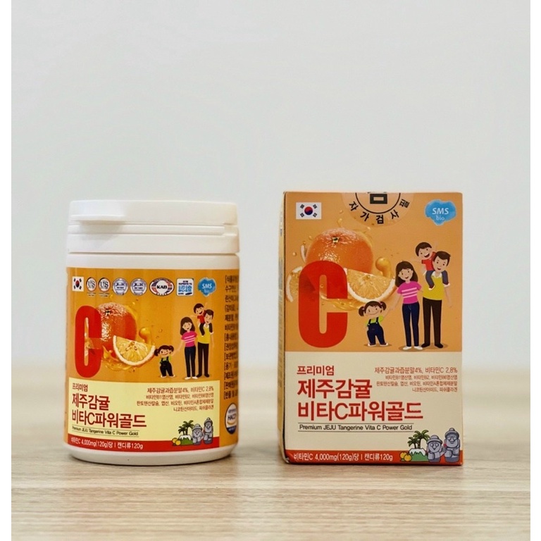 Viên Vitamin C JEJU Tangerine Multivita C Hàn Quốc [CHÍNH HÃNG
