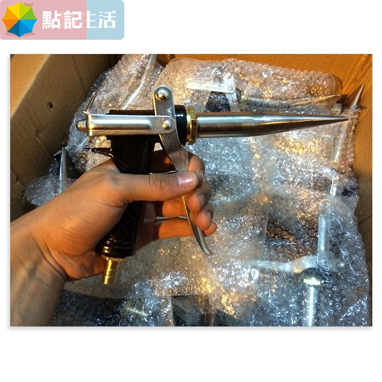 Súng Phun Bọt Rửa Xe Hơi Áp Suất Cao Bằng Thép Không Gỉ Có Vòi Phẳng Tiết Kiệm Nước