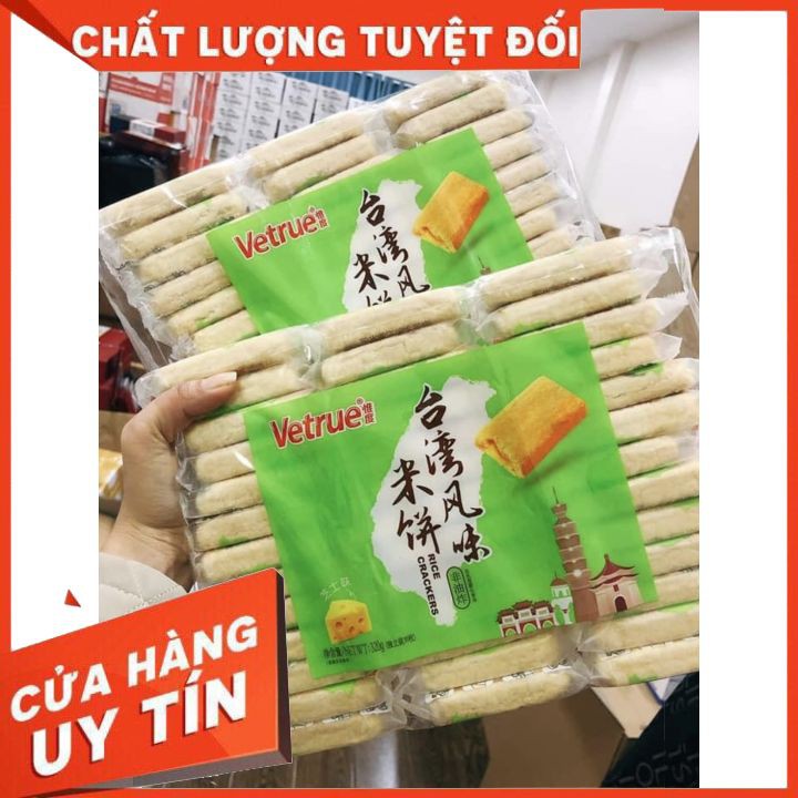 [Mã 267FMCGSALE giảm 8% đơn 500K] 🎁FREESHIP🎁 Bánh Gạo Trứng Chảy VETRUE ĐÀI LOAN 300G-320G | BigBuy360 - bigbuy360.vn