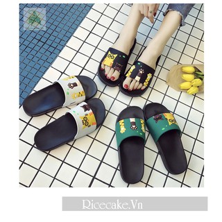 Dép quai ngang unisex cao su mềm cao cấp