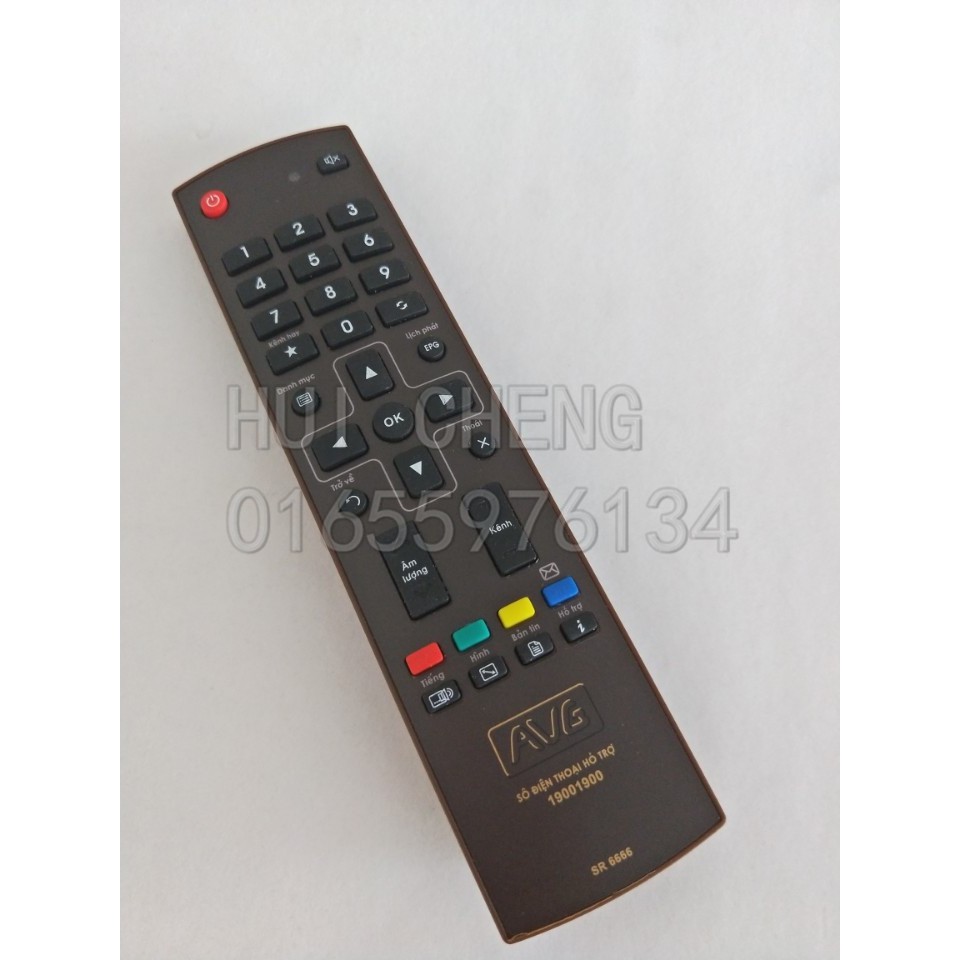 Điều khiển/Remote tivi AVG 6666