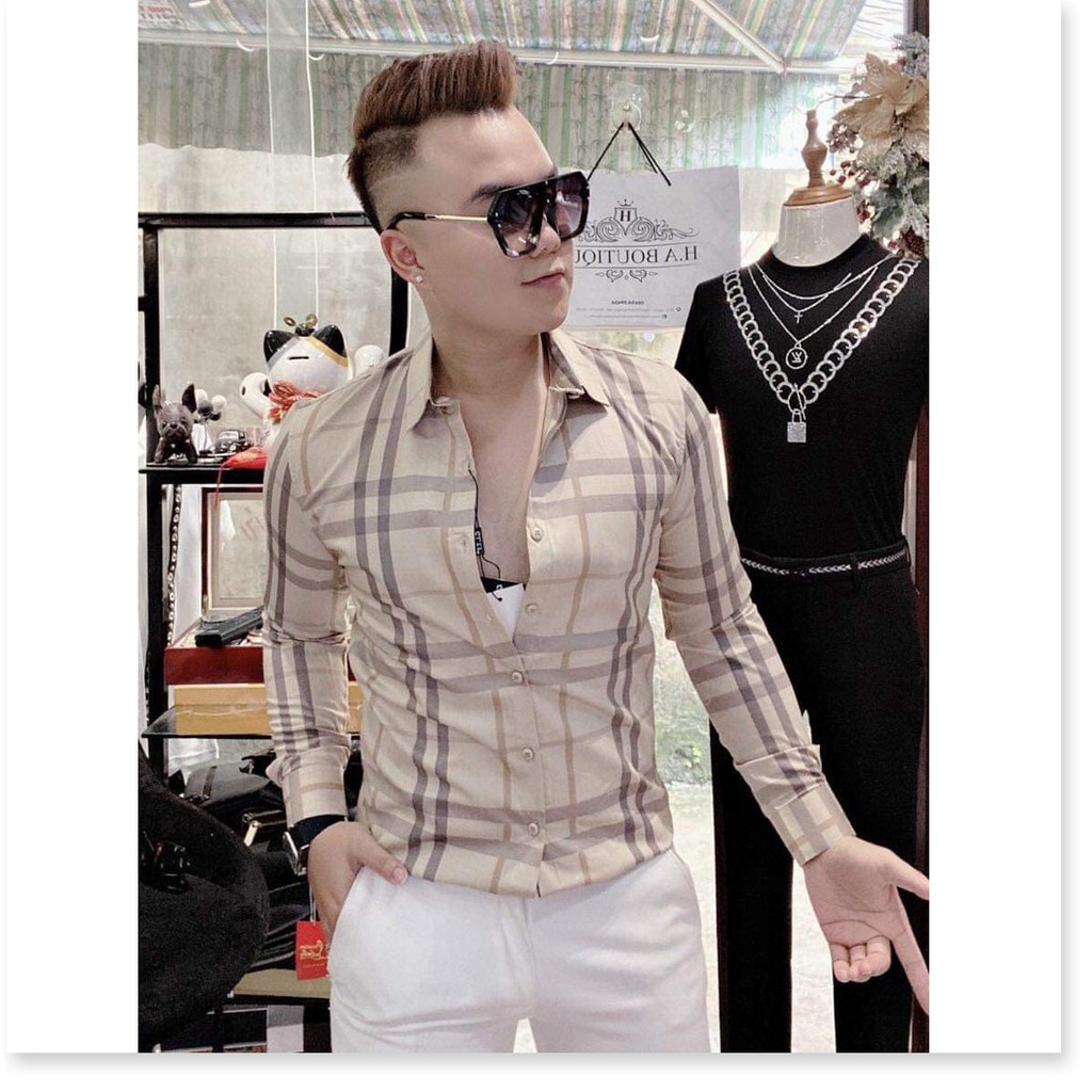 ÁO SƠ MI NAM 3D,KẺ VUÔNG,NHIỀU MÀU SẮC HOT NHẤT 2021 KHÁNH AN FASHION