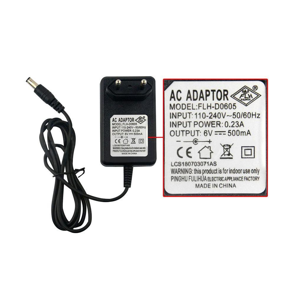 NIUYOU Bộ Chuyển Đổi Nguồn Điện Hoa Kỳ Mới Linh Kiện Điện Tử Tiêu Chuẩn Châu Âu 6V 500mA 12V 1000mA FLH-D1210