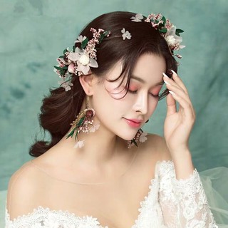 (Video thật) SÉT CÀI HOA KHÔ CÀI TÓC CÔ DÂU