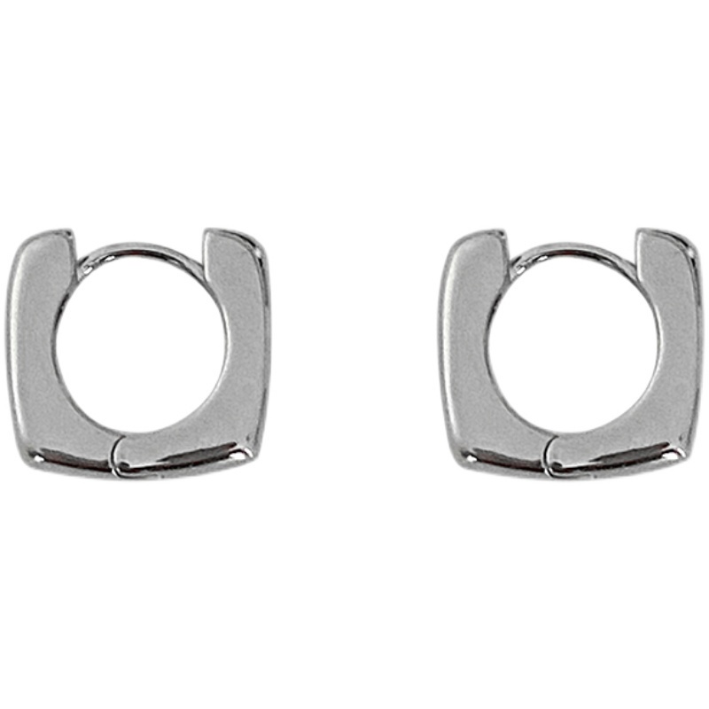 Khuyên Tai Hình Vuông Phong Cách retro Hàn Quốc Cao Cấp Sang Trọng