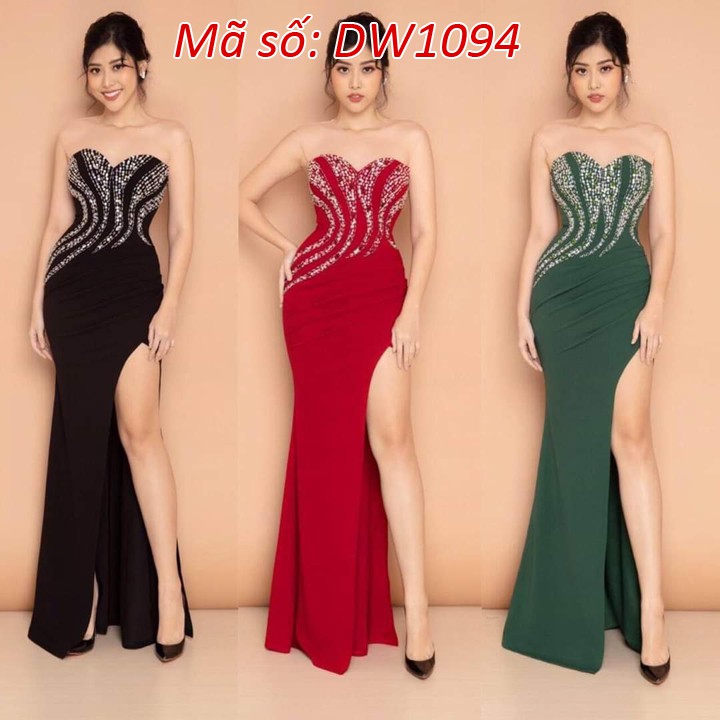 ⚡️ có đủ size ⚡️#DW1094 ĐẦM MAXI DẠ HỘI CÚP NGỰC PHỐI LƯỚI ĐÍNH PHA LÊ KIM SA SANG TRỌNG - HÀNG THIẾT KẾ