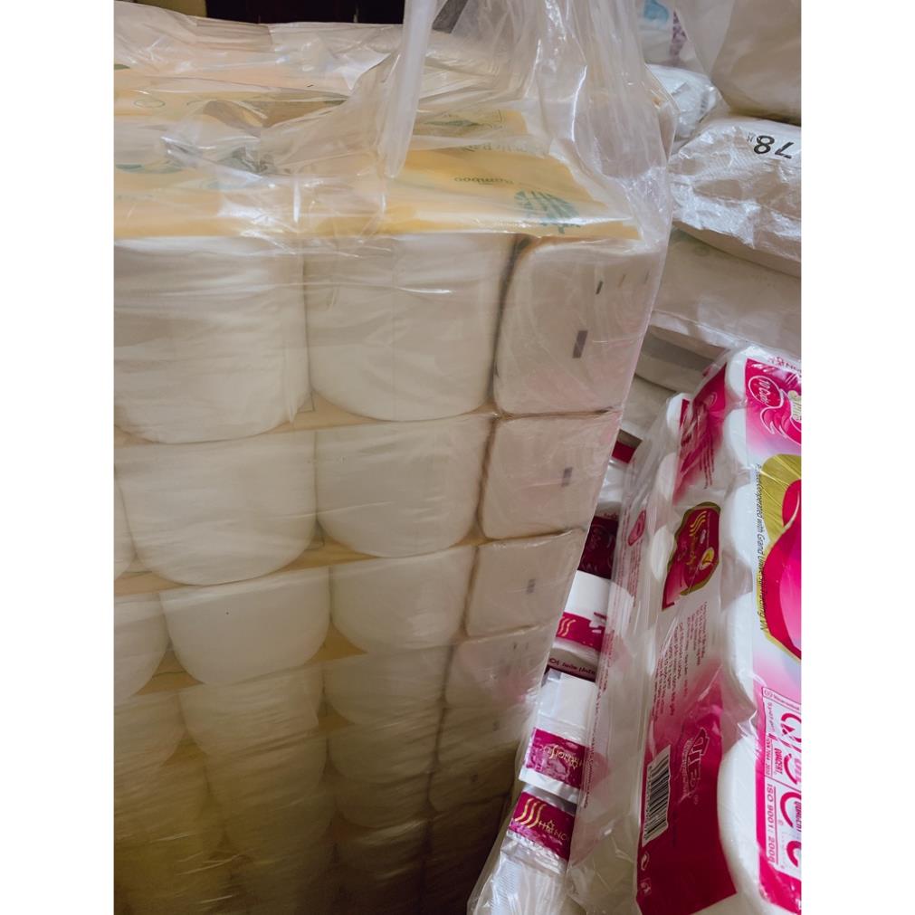 [Tặng kèm 1 gói khăn giấy và thẻ cào] Giấy vệ sinh gấu trúc Sofy 12 cuộn/ bịch [hàng chất lượng cao]